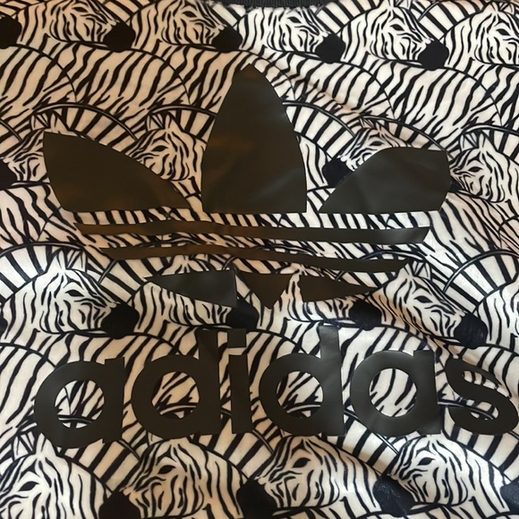 Adidas Youth Zebra Print Sweatshirt - Picture 2 of 4